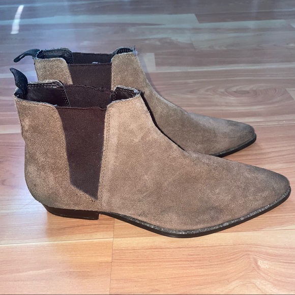 ASOS Pointed Chelsea Boots in Brown Suede size 7 - Picture 6 of 11